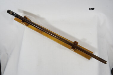 A swagger stick is a ceremonial symbol of authority.