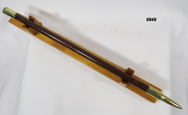 A swagger stick is a ceremonial symbol of authority.