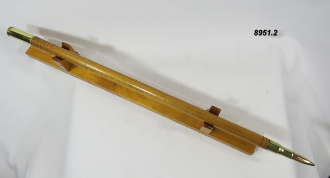A swagger stick is a ceremonial symbol of authority.