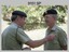 Defence Force Service Medal Presentations at the Army Survey Regiment, Fortuna Villa, Bendigo. October 1991.