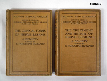 Books, Military Medical Manual, Nerve Lesions.