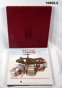 Book description of a Field Hospital, Vietnam.