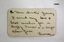 Rear of the small card, Staley collection.