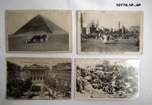 Four phostcards in the Satley collection.