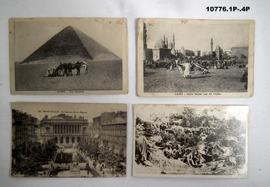 Four phostcards in the Satley collection.