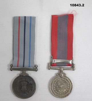 Two medals for Indian Military.