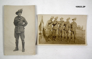 Postcard style portraits, Light Horsemen.
