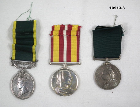 Various Imperial Medals for Long Service.