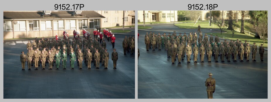 Corps Day Parade - Set 1, Army Survey Regiment, Fortuna Villa, Bendigo. 26th June 1991.