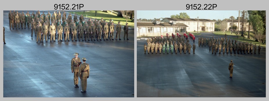 Corps Day Parade - Set 1, Army Survey Regiment, Fortuna Villa, Bendigo. 26th June 1991.