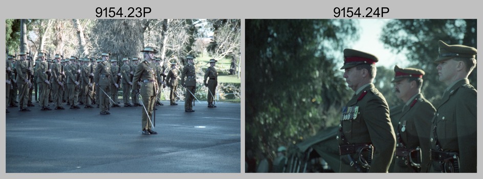 Corps Day Parade - Set 2, Army Survey Regiment, Fortuna Villa, Bendigo. 26th June 1991.