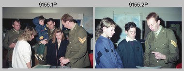 Corps Day Tour and Family BBQ, Army Survey Regiment, Fortuna Villa, Bendigo. 26th June 1991.
