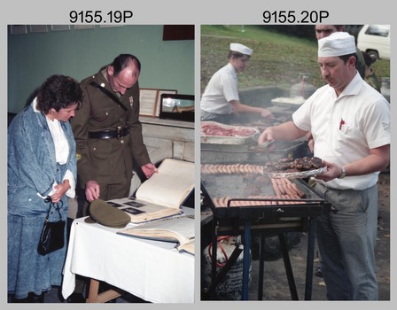 Corps Day Tour and Family BBQ, Army Survey Regiment, Fortuna Villa, Bendigo. 26th June 1991.