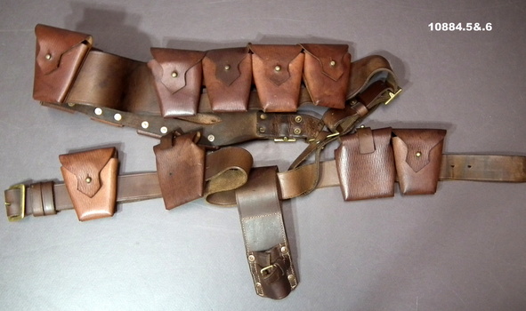 Replica Light Horse Uniform, WW1. Belt and bandolier.