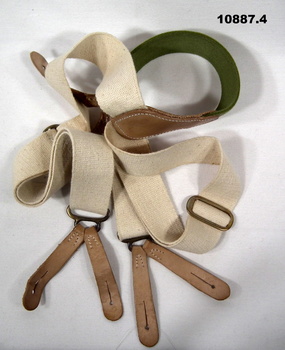 Replica Army Uniform for WW1, braces.