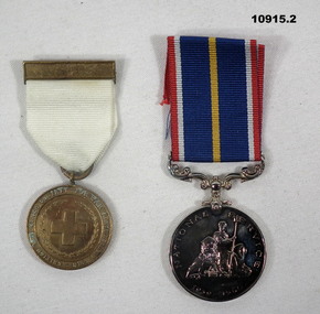 British Medals with ribbons for Civilians.