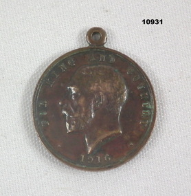 Commemorative medal issued by the Education Dept. Victoria.