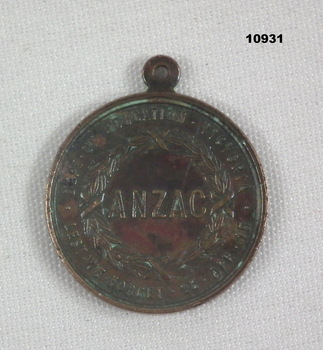 Commemorative medal issued by the Education Dept. Victoria.