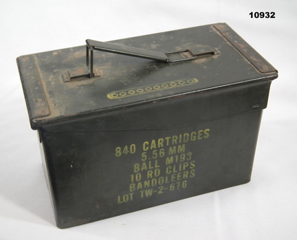 Ammunition box, 5.56mm, 840 cartridges.