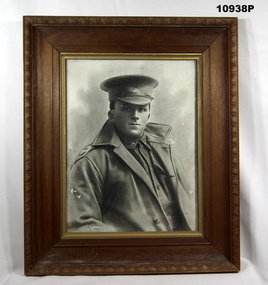 Portrait of WW1 Australian Soldier - framed.