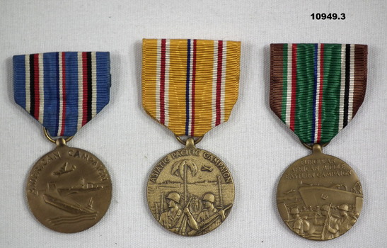 Campaign medals for WW2.