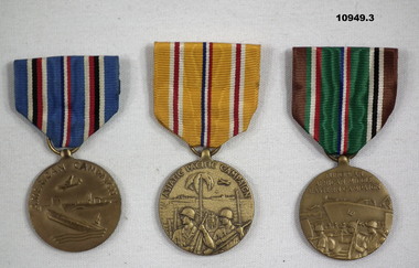 Campaign medals for WW2.