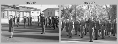 Medal Presentation, Corps Day Parade Army Survey Regiment, Fortuna Villa, Bendigo. 28th June 1989.