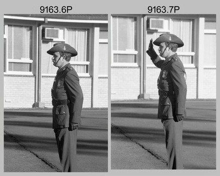 Medal Presentation, Corps Day Parade Army Survey Regiment, Fortuna Villa, Bendigo. 28th June 1989.