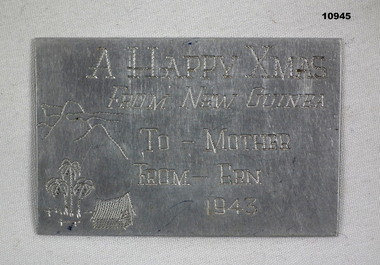 Memorabilia - TRENCH ART, 1943