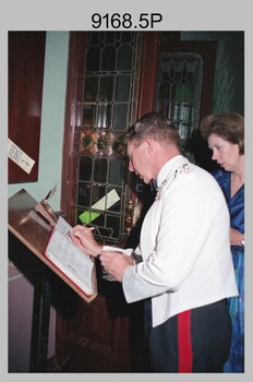 Officers Mess Ball, Army Survey Regiment, Fortuna Villa, Bendigo, 17th of February 1990. 