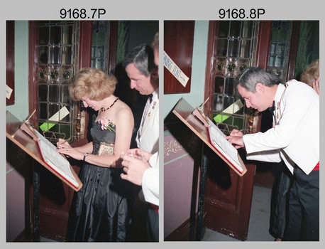Officers Mess Ball, Army Survey Regiment, Fortuna Villa, Bendigo, 17th of February 1990. 