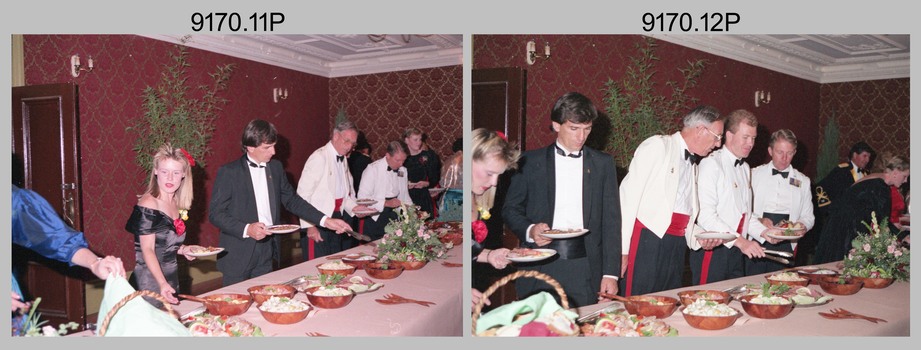 Officers Mess Ball Dining, Army Survey Regiment, Fortuna Villa, Bendigo, 17th of February 1990. 