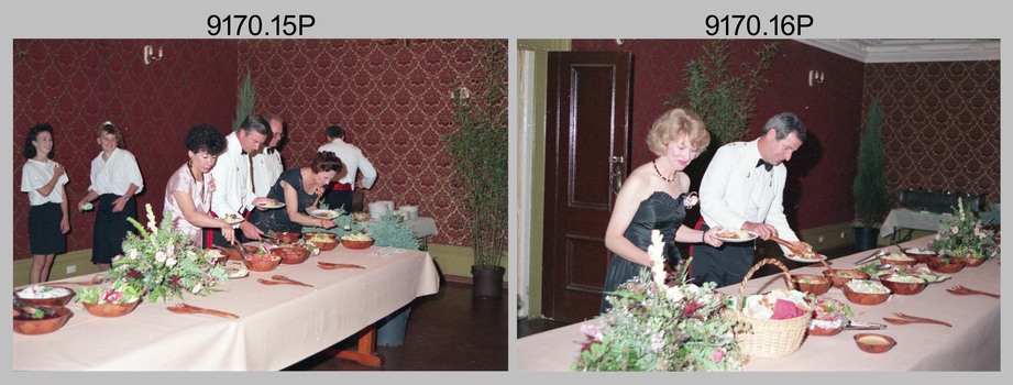 Officers Mess Ball Dining, Army Survey Regiment, Fortuna Villa, Bendigo, 17th of February 1990. 
