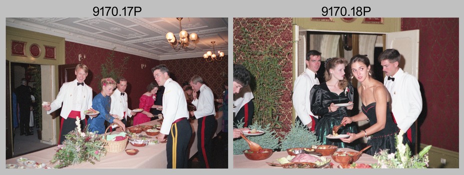 Officers Mess Ball Dining, Army Survey Regiment, Fortuna Villa, Bendigo, 17th of February 1990. 