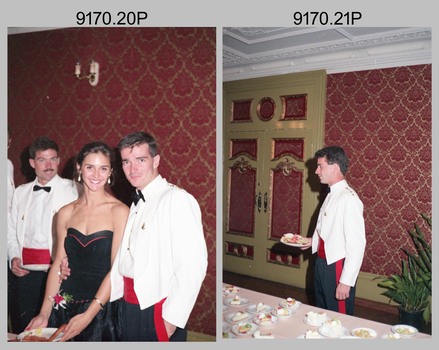 Officers Mess Ball Dining, Army Survey Regiment, Fortuna Villa, Bendigo, 17th of February 1990. 