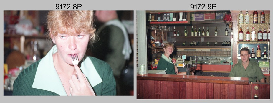 Officers Mess Ball Support Staff, Army Survey Regiment, Fortuna Villa, Bendigo, 17th of February 1990.