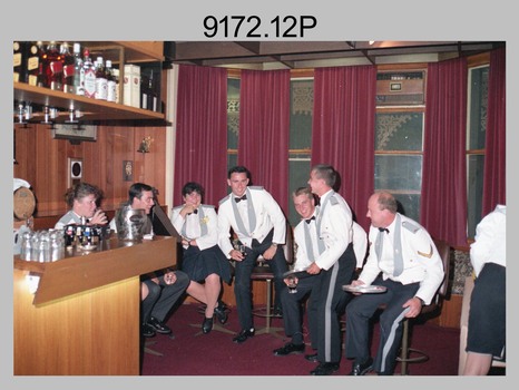 Officers Mess Ball Support Staff, Army Survey Regiment, Fortuna Villa, Bendigo, 17th of February 1990.