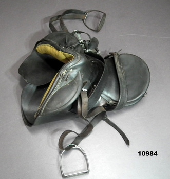 Leather Saddle made by Kinnear of Melbourne.