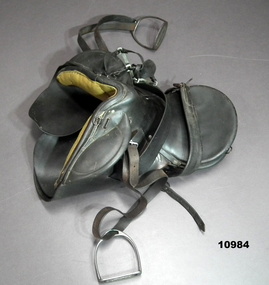 Leather Saddle made by Kinnear of Melbourne.