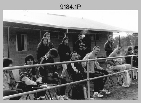School of Military Survey Staff Photos, Staff Verses Students Football Match - Sandy Creek, Victoria. 1991.