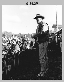 School of Military Survey Staff Photos, Staff Verses Students Football Match - Sandy Creek, Victoria. 1991.