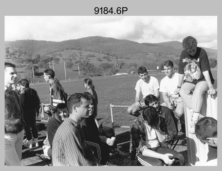 School of Military Survey Staff Photos, Staff Verses Students Football Match - Sandy Creek, Victoria. 1991.