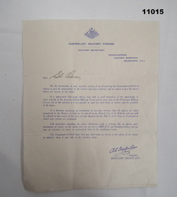 Administrative record - LETTER