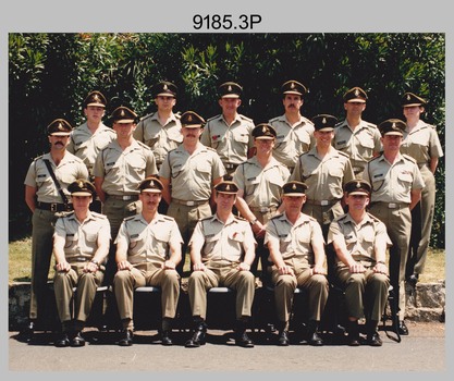 Group Photos of Army Survey Regiment Officers, Fortuna Villa, Bendigo. 1991.