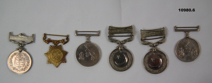 Various Pakistan Military Medals.