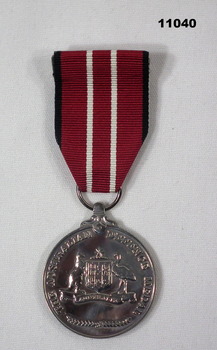 The Australian Defence Medal with ribbon.