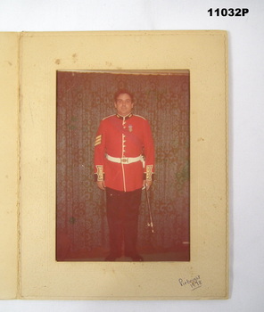 Portrait photograph of a Grenadier Guard.