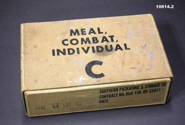 Container - BOX, RATION. USA