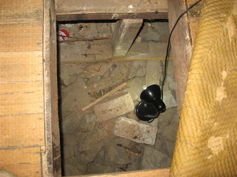 The new Trap door in the Billiard room.