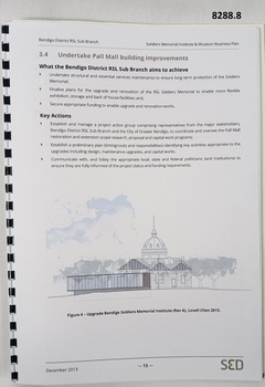 Page in the December 2013 SED business plan.
